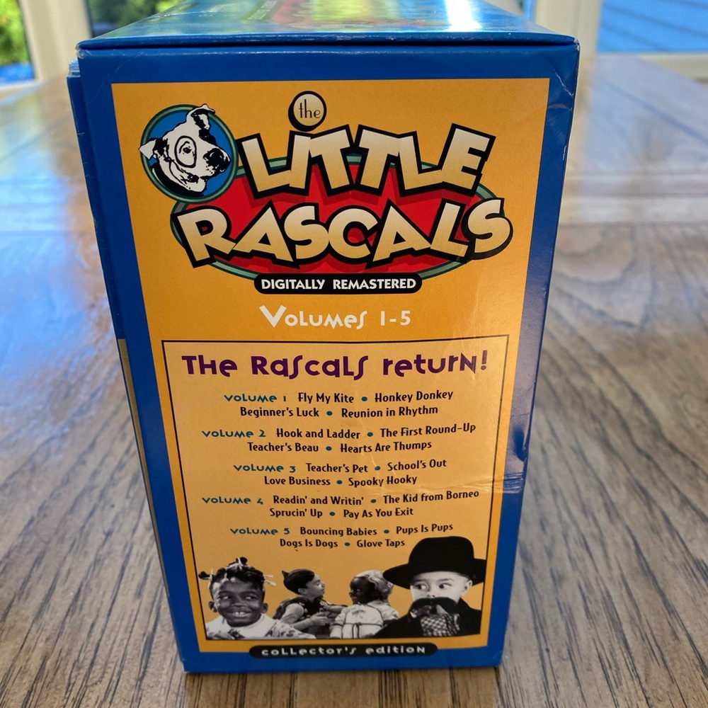 Little Rascals vhs volumes 1-5 - Picture 2 of 3